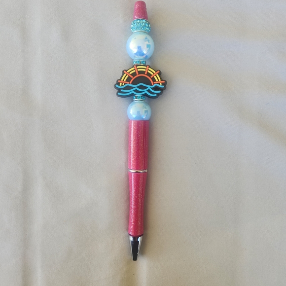 Other - Colorful Sunrise Beaded Pen